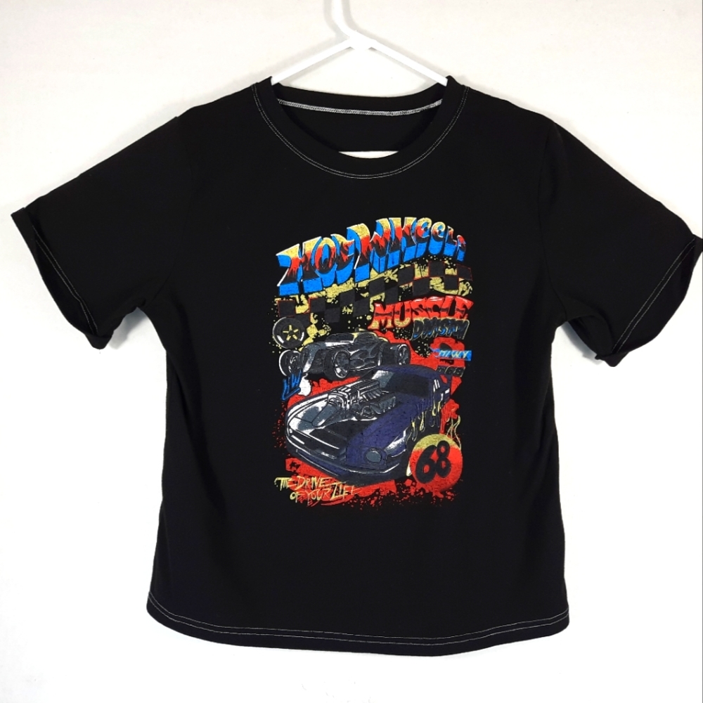 Shein Women's Hot Wheels Short Sleeve T Shirt